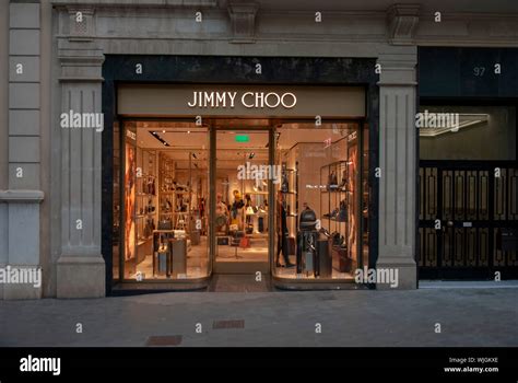 Jimmy Choo Shops in Barcelona .